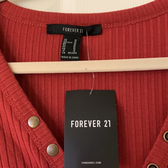 Forever 21 Ribbed Button Up Dress - Picture 4 of 5